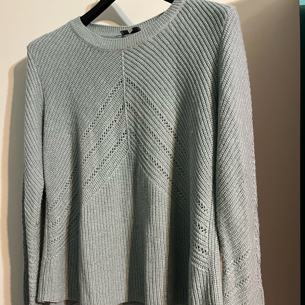 Lucky brand light blue with sparkles sweater. Size XL